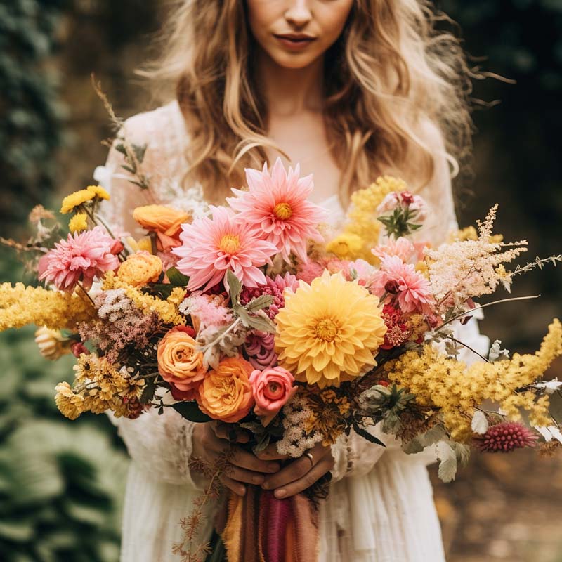 4lillieclark a close up photo of a bride holding a bouquet in a 8eb5a198 49cb 4488 aa9b 4193b378a85f